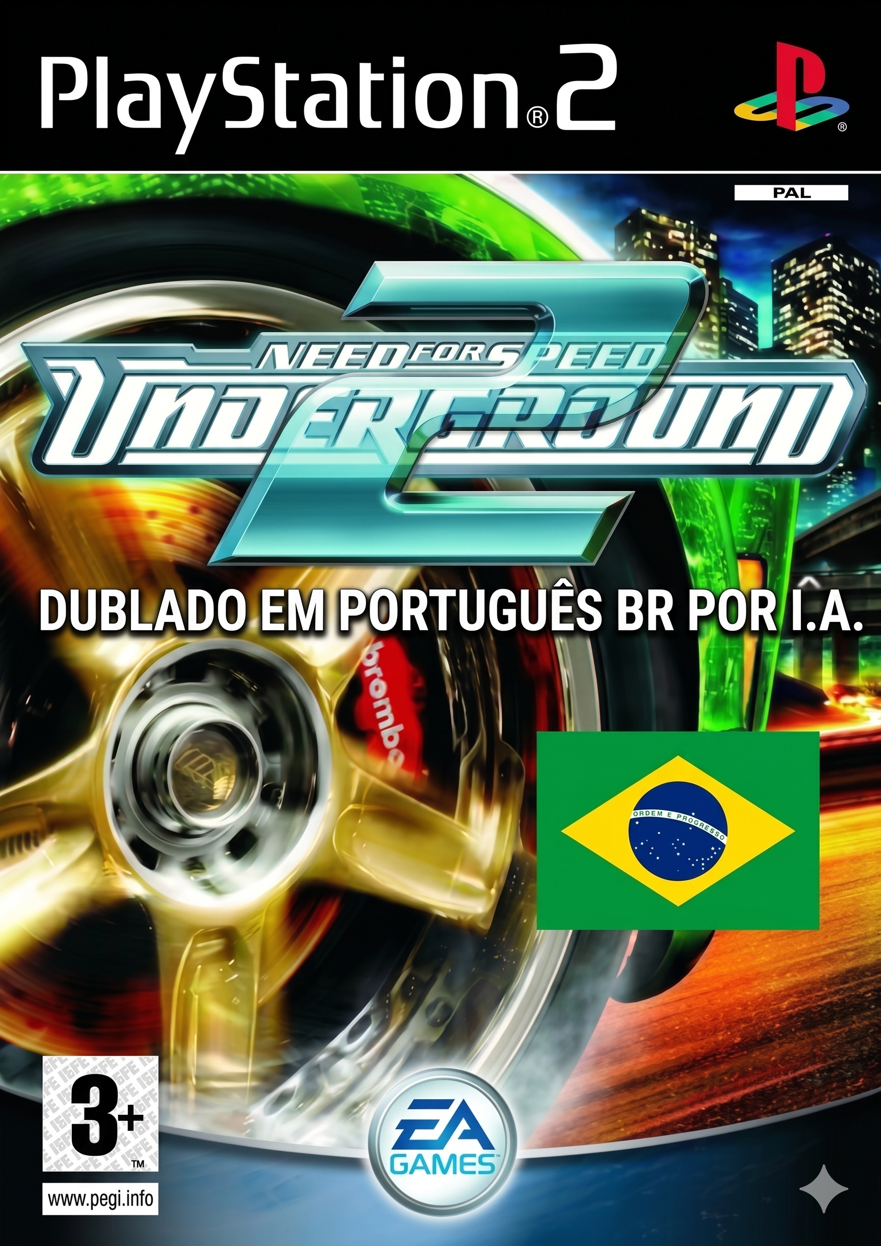 Coleção Need for Speed  7 Jogos Para PS2 via OPL Need for Speed: Underground 2 DUBLADO EM PORTUGUES I.A
