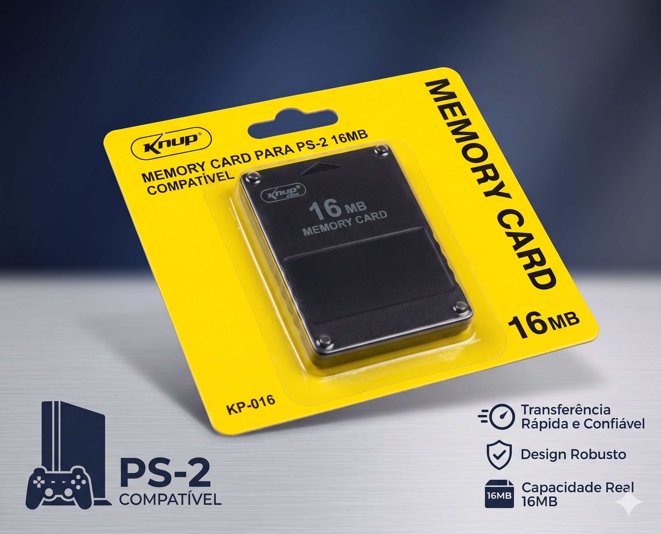 MEMORICARD OPL 16MB PRONTO PARA USO COM PENDRIVE , HD OU MX4SIO