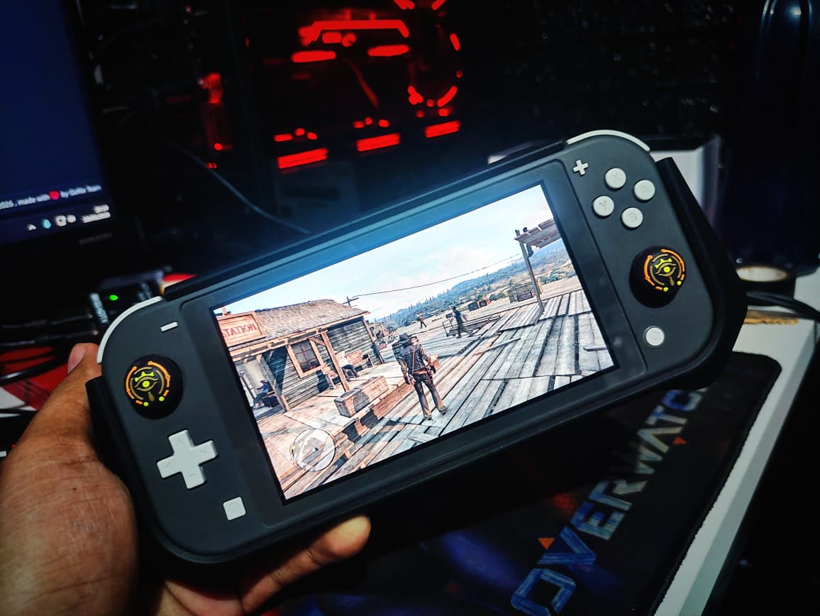 Nintendo Switch Lite 128GB desbloqueado | SEMINOVO | 20 jogos ja instalado