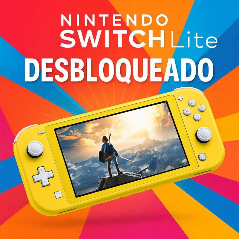 Nintendo Switch Lite 128GB desbloqueado | SEMINOVO | 20 jogos ja instalado