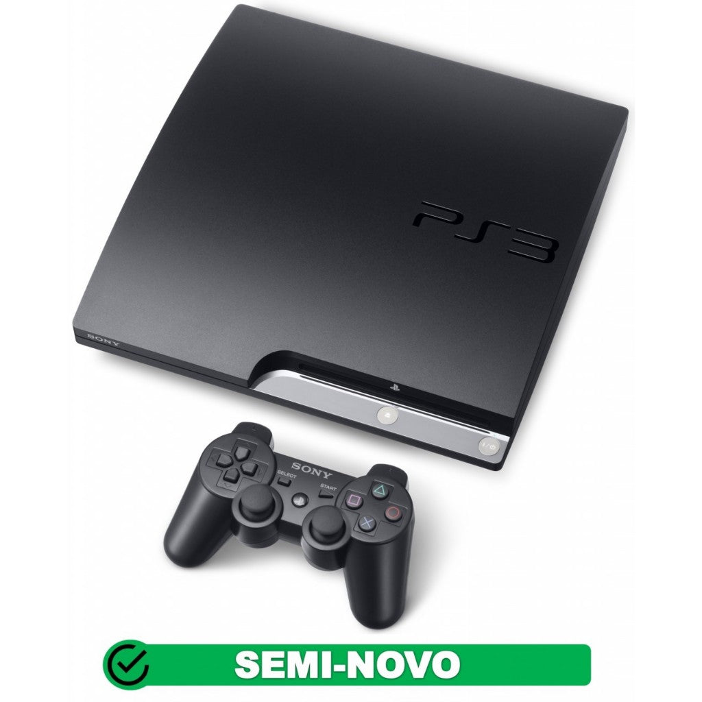 Ps3 Slim SEMI novo - 2 controle