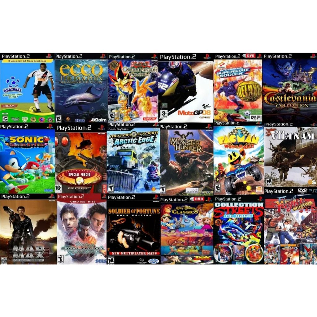 Pendrive PS2 OPL – 20 Jogos à Sua Escolha + Pronto para jogar