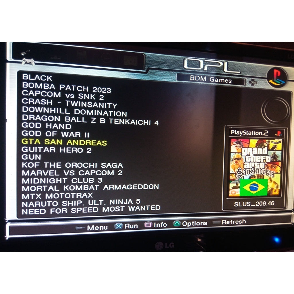 Pendrive PS2 OPL – 20 Jogos à Sua Escolha + Pronto para jogar