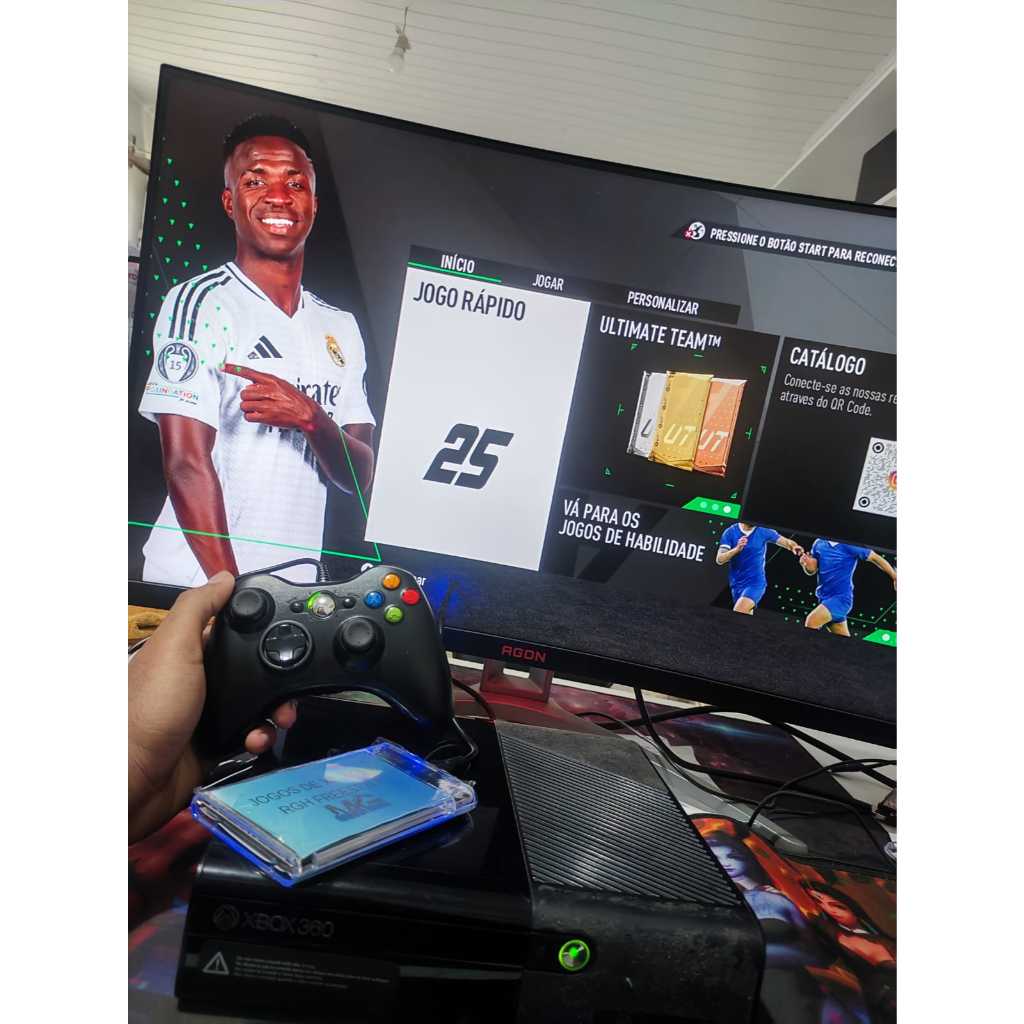XBOX 360 SUPER SLIM , 500GB COM 75 JOGOS DESTRAVE EXPLOIT SÓ LIGA E JOGAR
