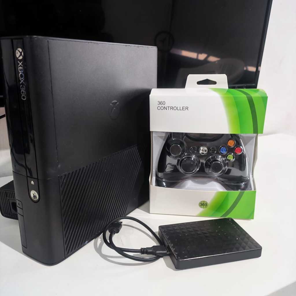 XBOX 360 SUPER SLIM , 500GB COM 75 JOGOS DESTRAVE EXPLOIT SÓ LIGA E JOGAR