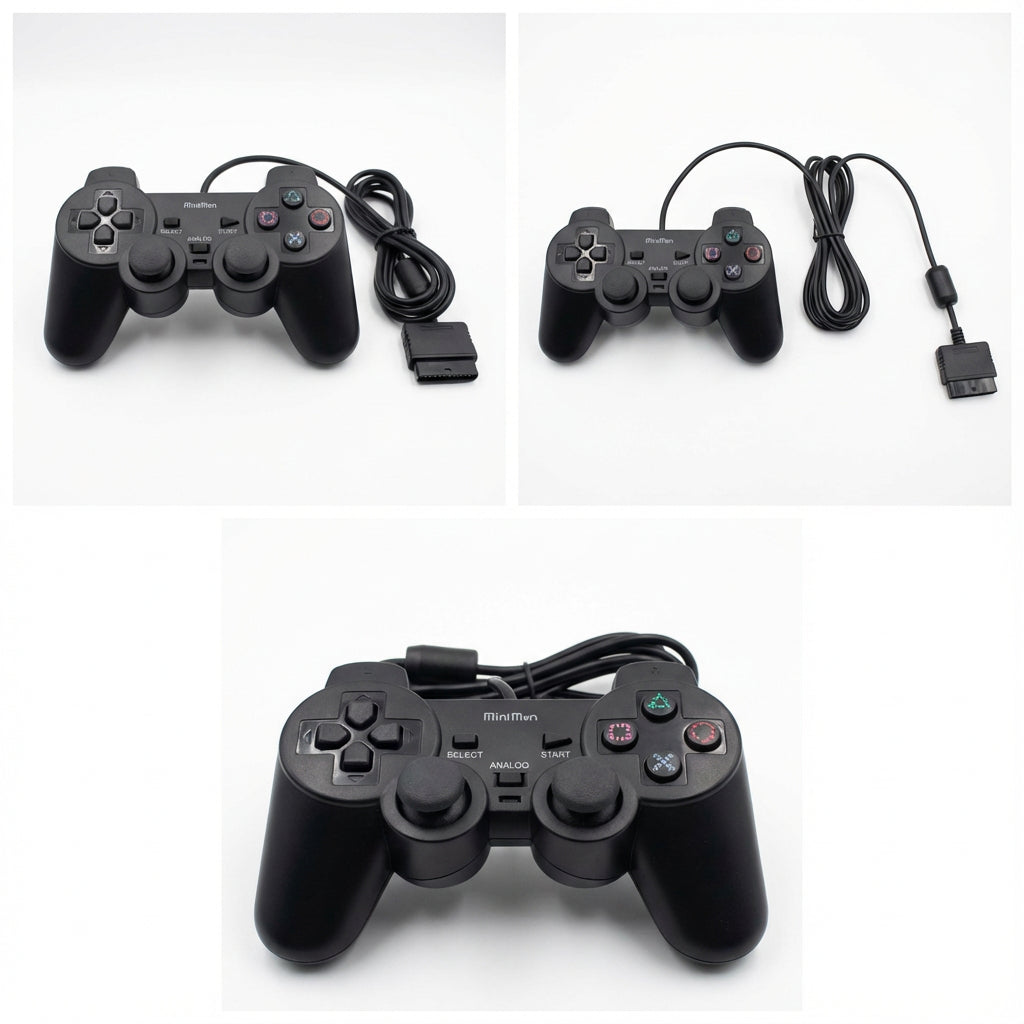 Controle PS2 Design Moderno e Confortável
