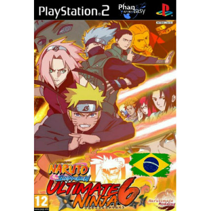 Naruto PS2 – Coleção 6 Jogos no Pendrive para OPL (Shippuden 6 Beta)