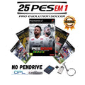 Pendrive >> Para PS2 Com 25 Jogos PES <<  Coleção ANTIGA E ATUAL 2026 + Clássicos OPL