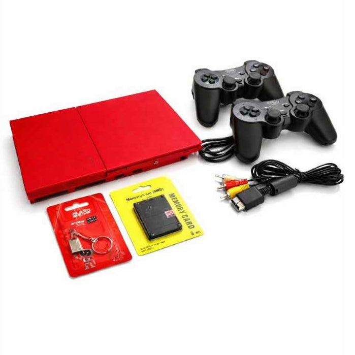 PLAYSTATION 2 VERSÃO VERMELHA SEMINOVO
