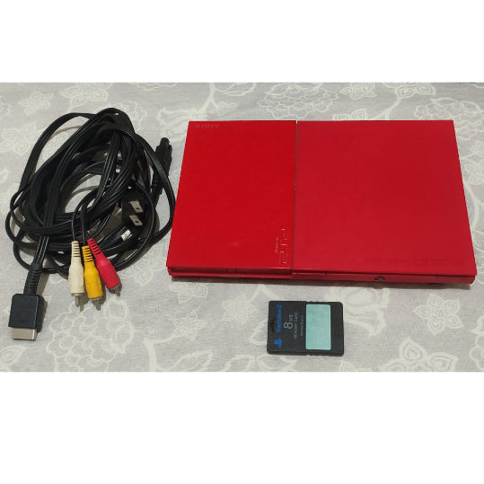 PLAYSTATION 2 VERSÃO VERMELHA SEMINOVO