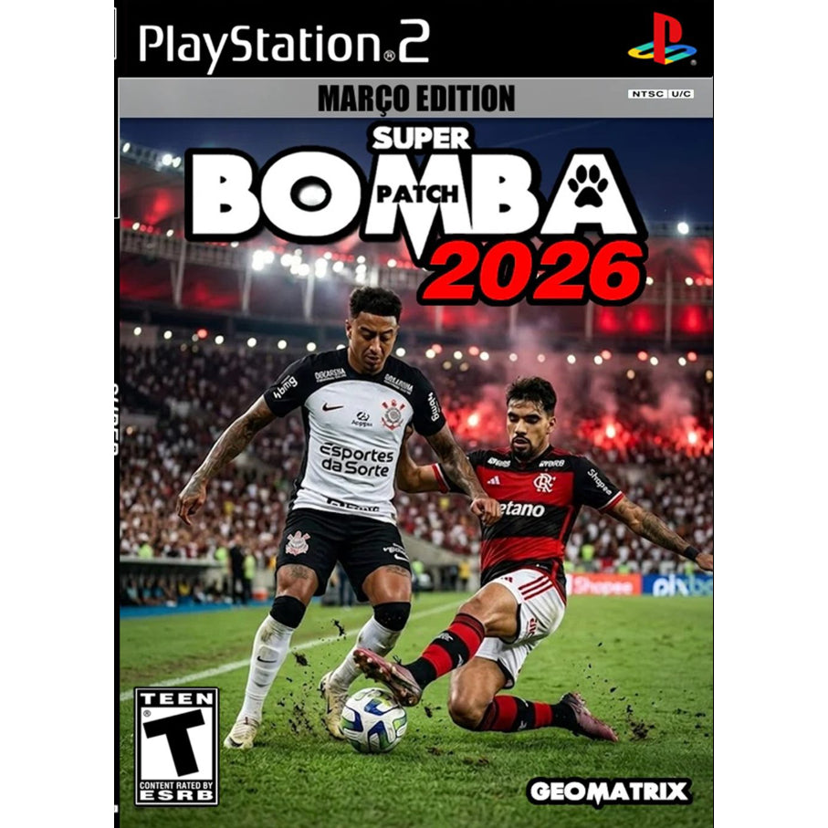 Bomba Patch 2026 PS2 Atualizado - Com Estojo Plástico + Arte Impessa + Testado - Pronta Entrega