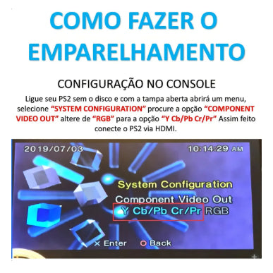 Adaptador HDMI para PS2 e PS3 – Recupera Imagem PS3 Sem HDMI 1080p