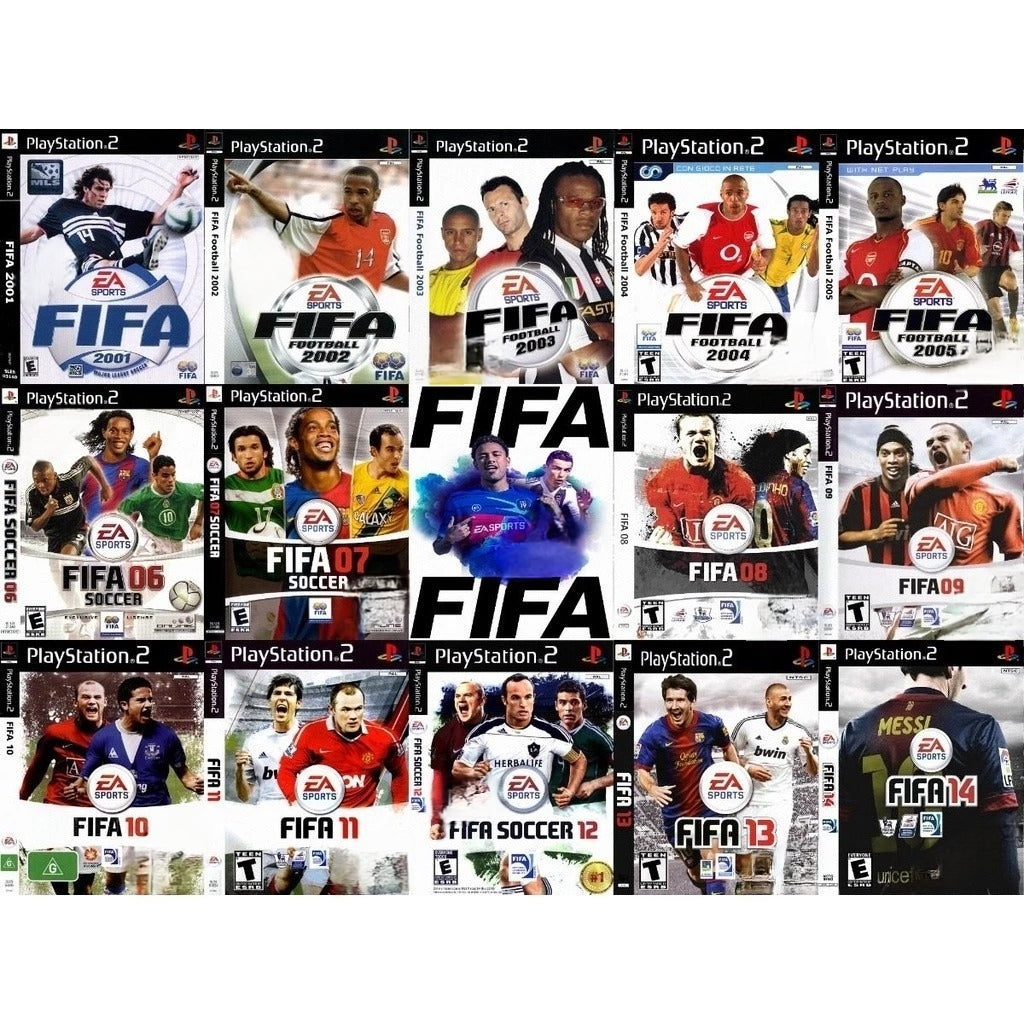 FIF4 Collection PS2 - 15 Jogos em 1 + Copas do Mundo - No Pendrive + Memory Card (OPL)
