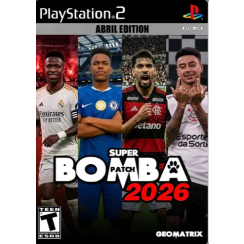 Bomba Patch  PS2 Atualizado - Com Estojo Plástico + Arte Impessa + Testado - Pronta Entrega