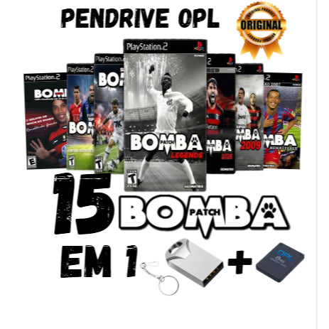 Pendrive PS2 Com 25 Jogos Bomba Patch - Coleção ANTIGA E ATUAL 2026 + Clássicos OPL