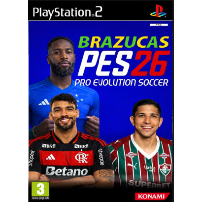 Pendrive >> Para PS2 Com 25 Jogos PES <<  Coleção ANTIGA E ATUAL 2026 + Clássicos OPL