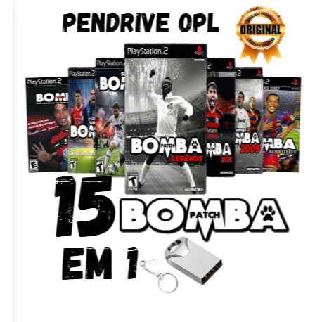 Pendrive PS2 Com 25 Jogos Bomba Patch - Coleção ANTIGA E ATUAL 2026 + Clássicos OPL