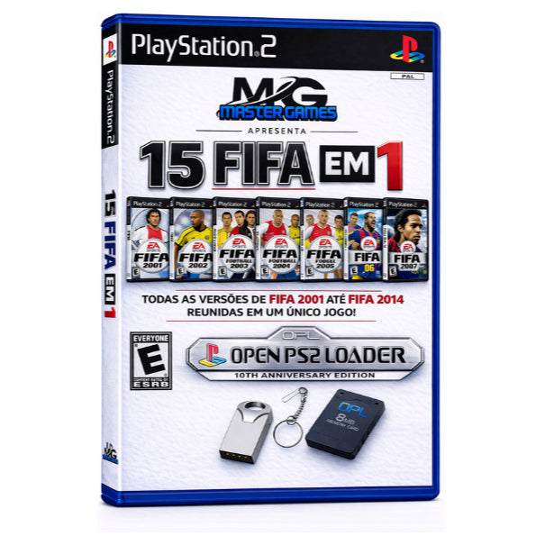 FIF4 Collection PS2 - 15 Jogos em 1 + Copas do Mundo - No Pendrive + Memory Card (OPL)