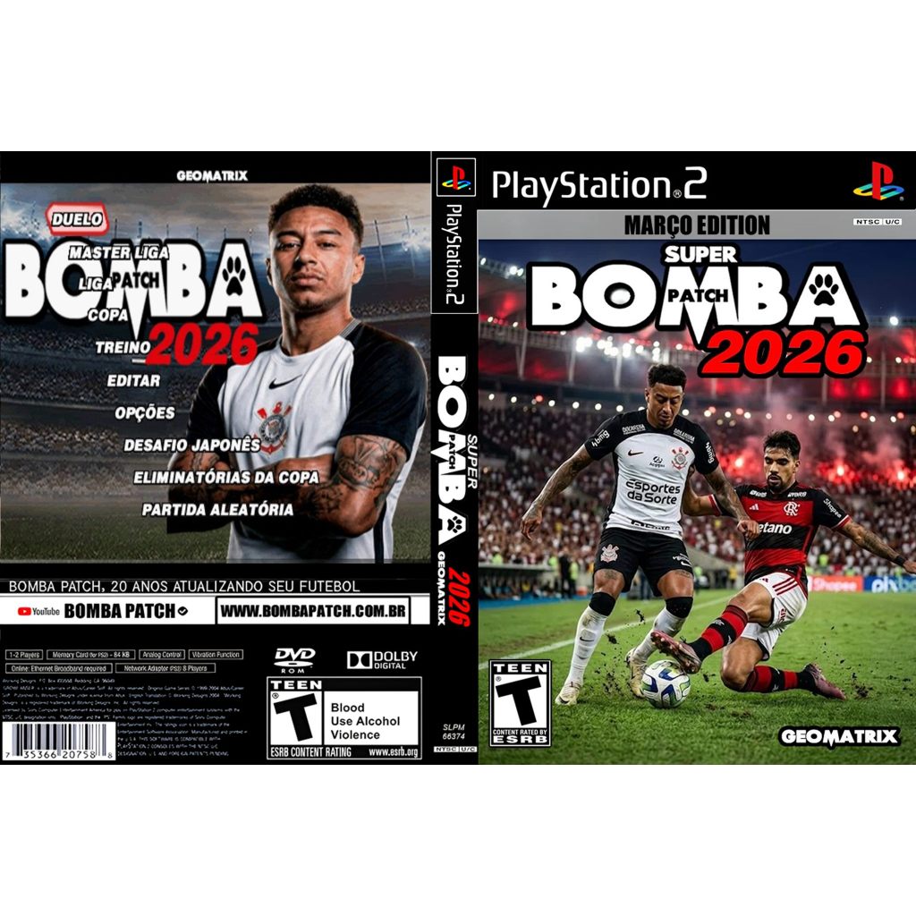 Pendrive PS2 Com 25 Jogos Bomba Patch - Coleção ANTIGA E ATUAL 2026 + Clássicos OPL