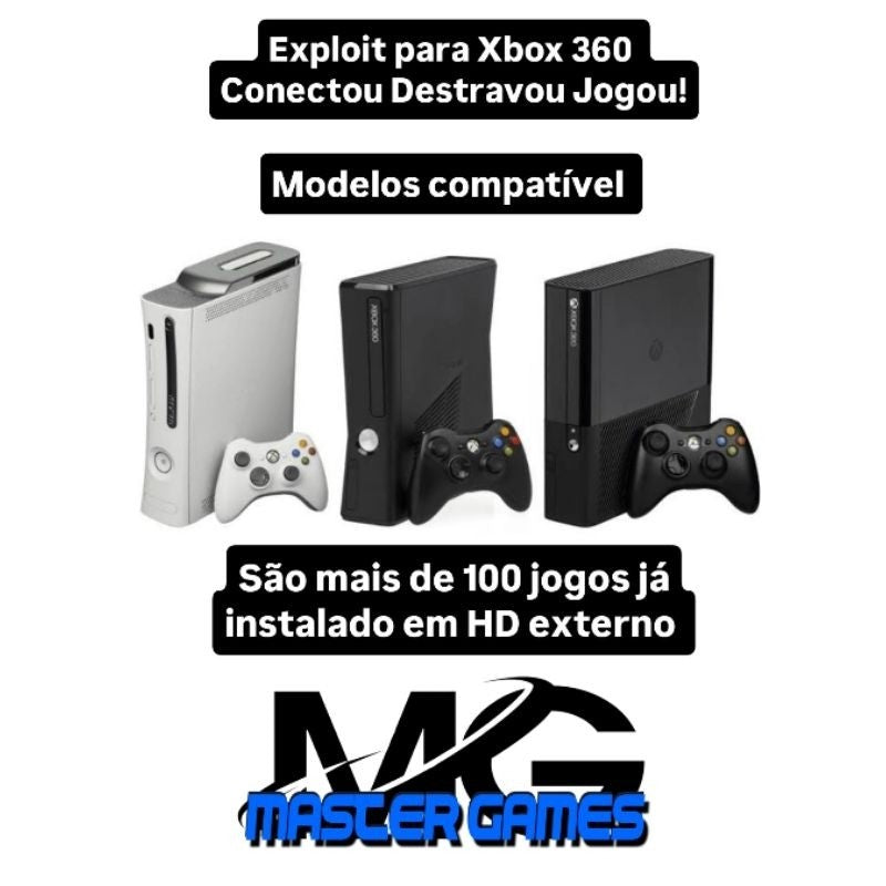 HD 1TB PARA XBOX 360 ,100 JOGOS XBOX 360 JÁ COM DESTRAVE PARA QUALQUER APARELHO LEIA A DESCRIÇÃO