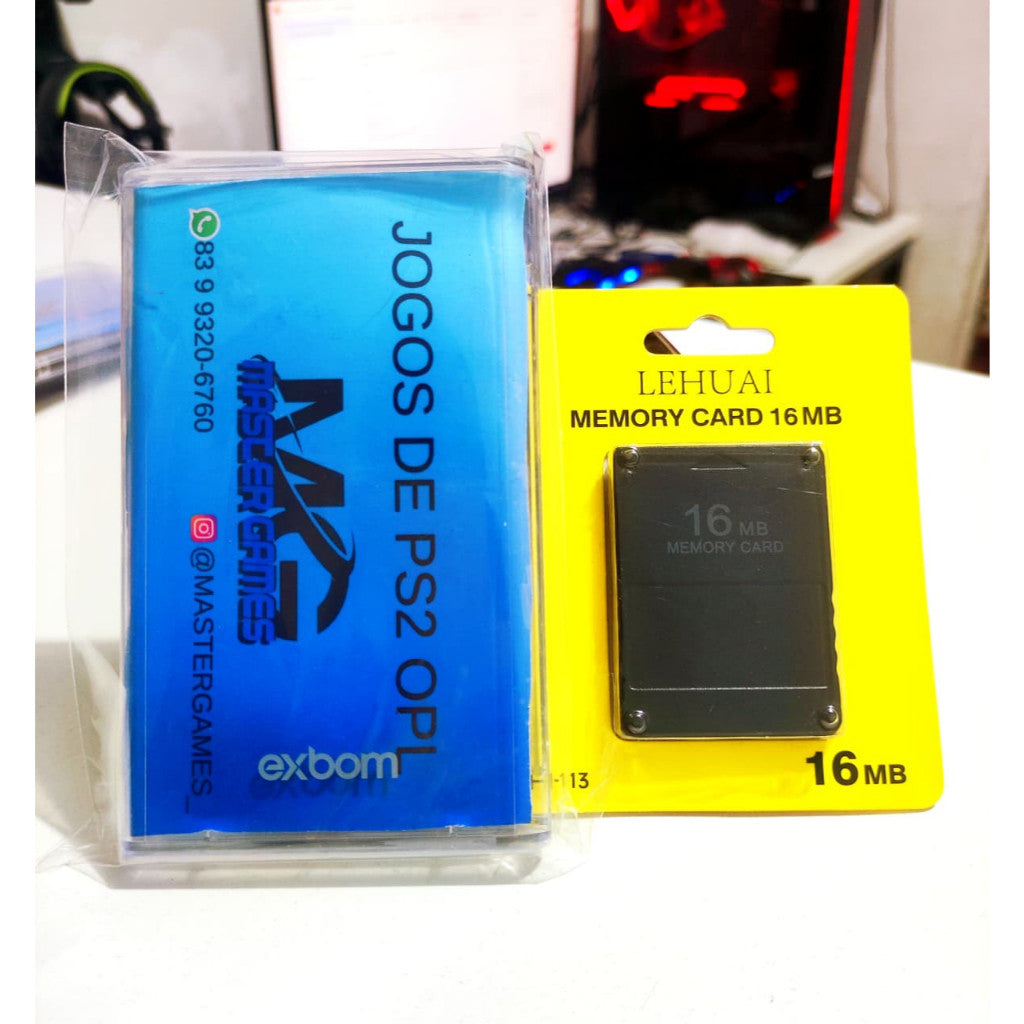 KIT PS2 OPL ULTIMATE 90 A 250 JOGOS DE PS2 : HD 500GB OU 320GB  + MEMORY CARD OPL